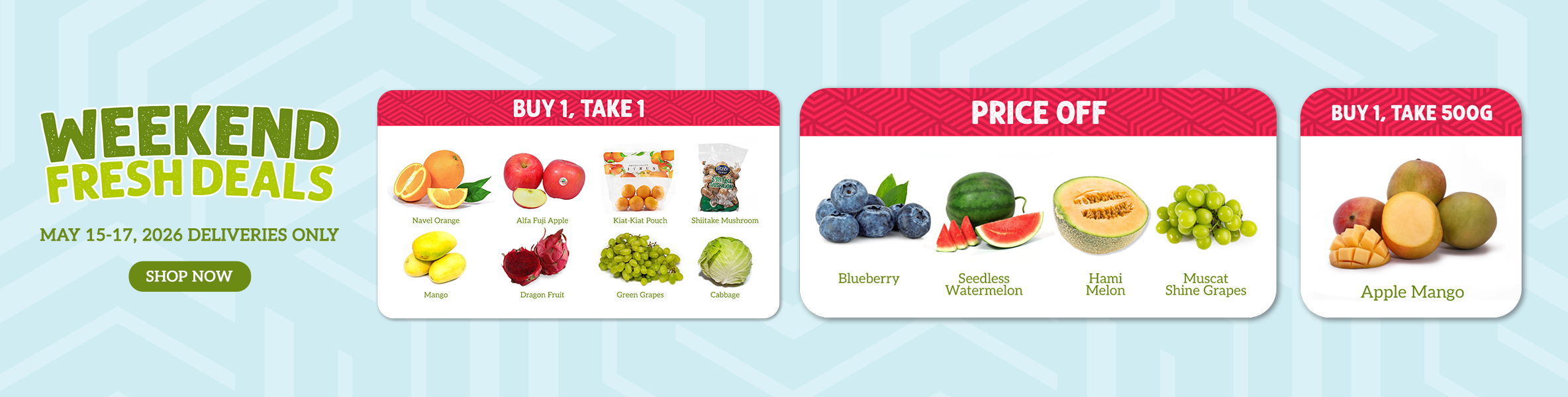 051526 - Fresh Weekend Promo visual website